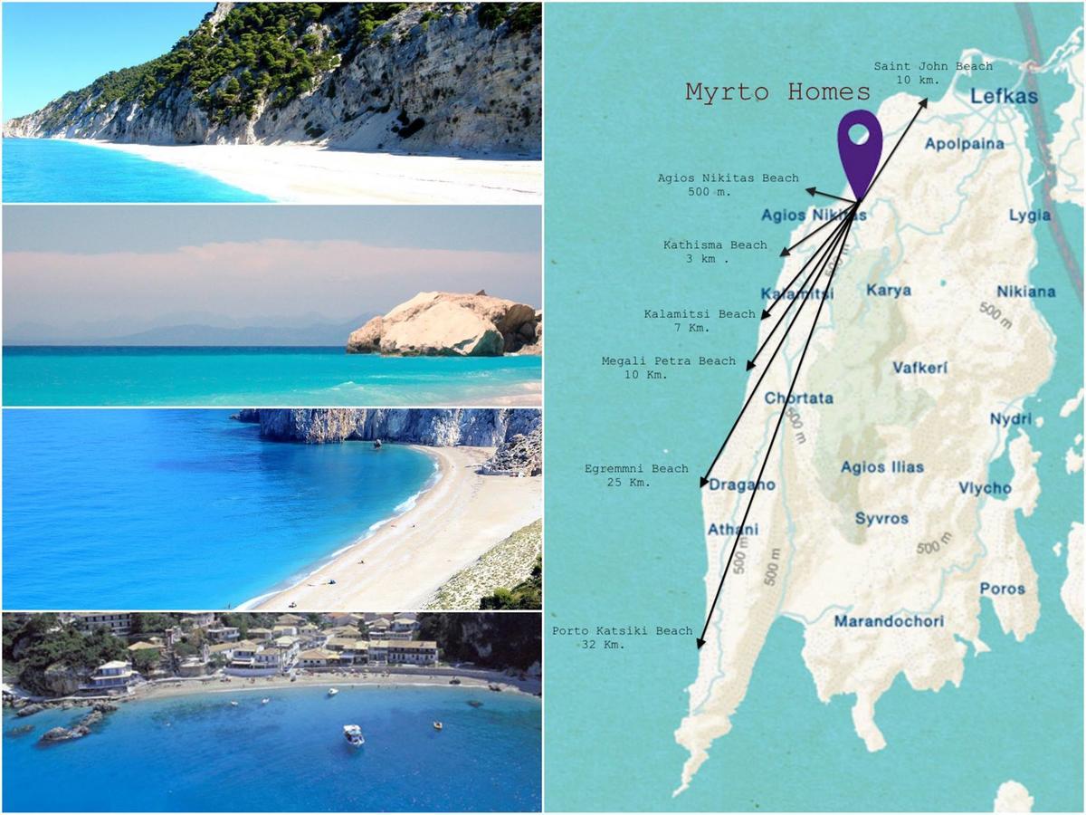 Myrto Homes Lefkada Agios Nikitas Greece Exterior foto